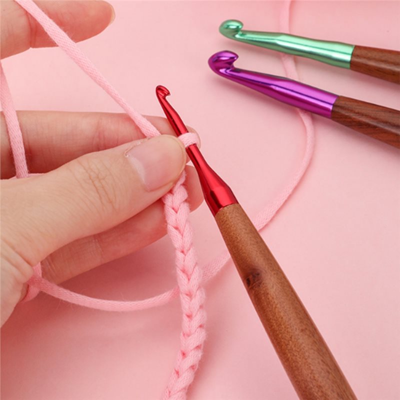 A11E-Tığ Seti, Artritli Eller  - Wooden Crochet Hooks Ergonomic Handle incelemesi ve fiyatı