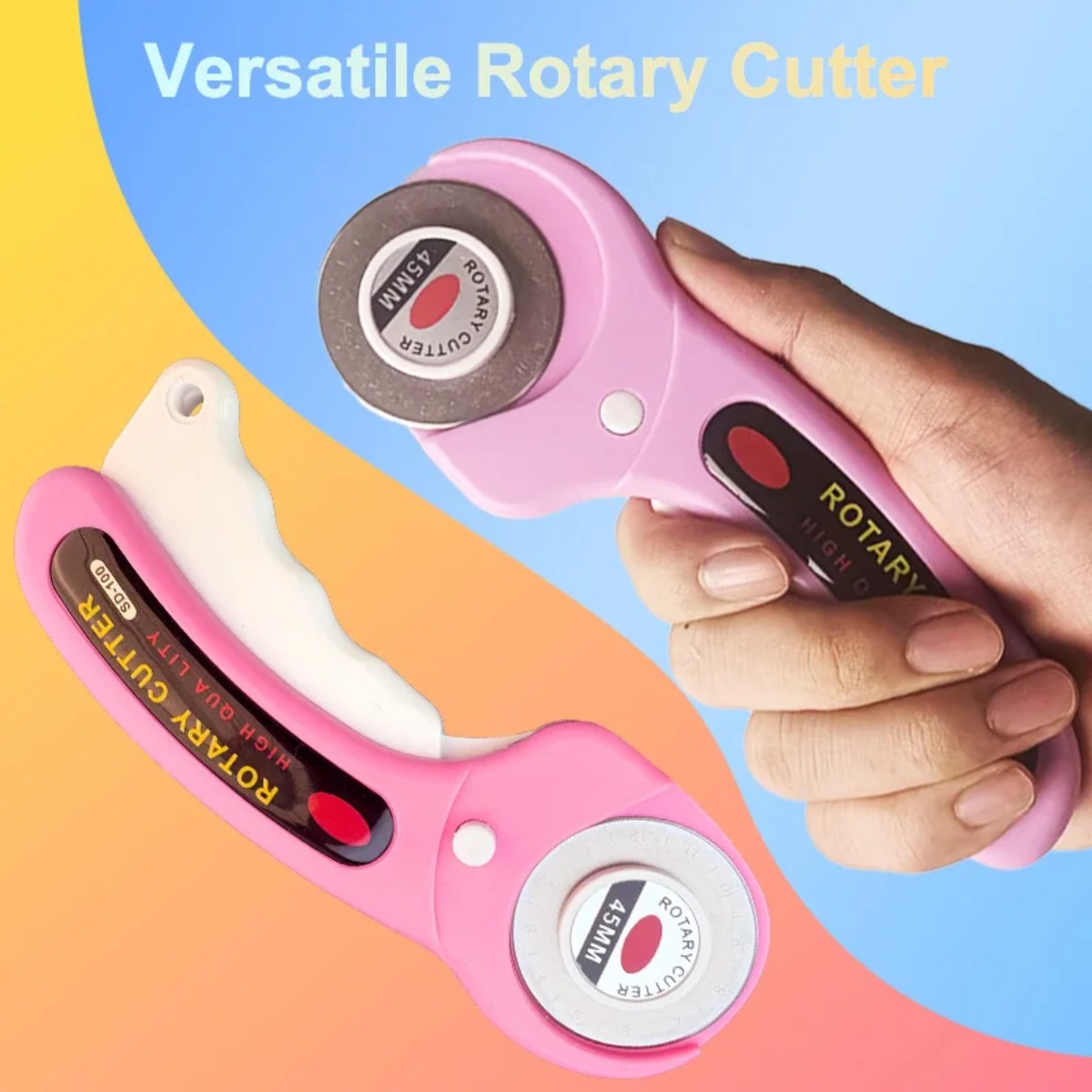 45mm Pembe Patchwork Döner Kes - Rotary Cutter For Fabric 45Mm incelemesi ve fiyatı