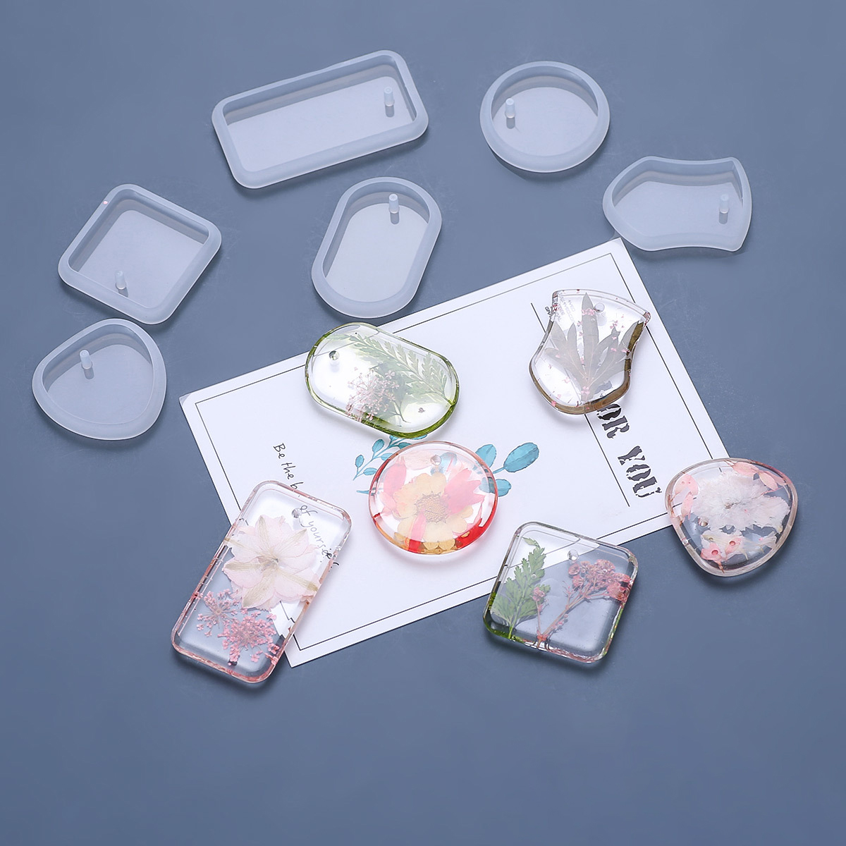 1/6/10 adet DIY Anahtarlık Kol - Silicone Epoxy Resin Molds Set incelemesi ve fiyatı
