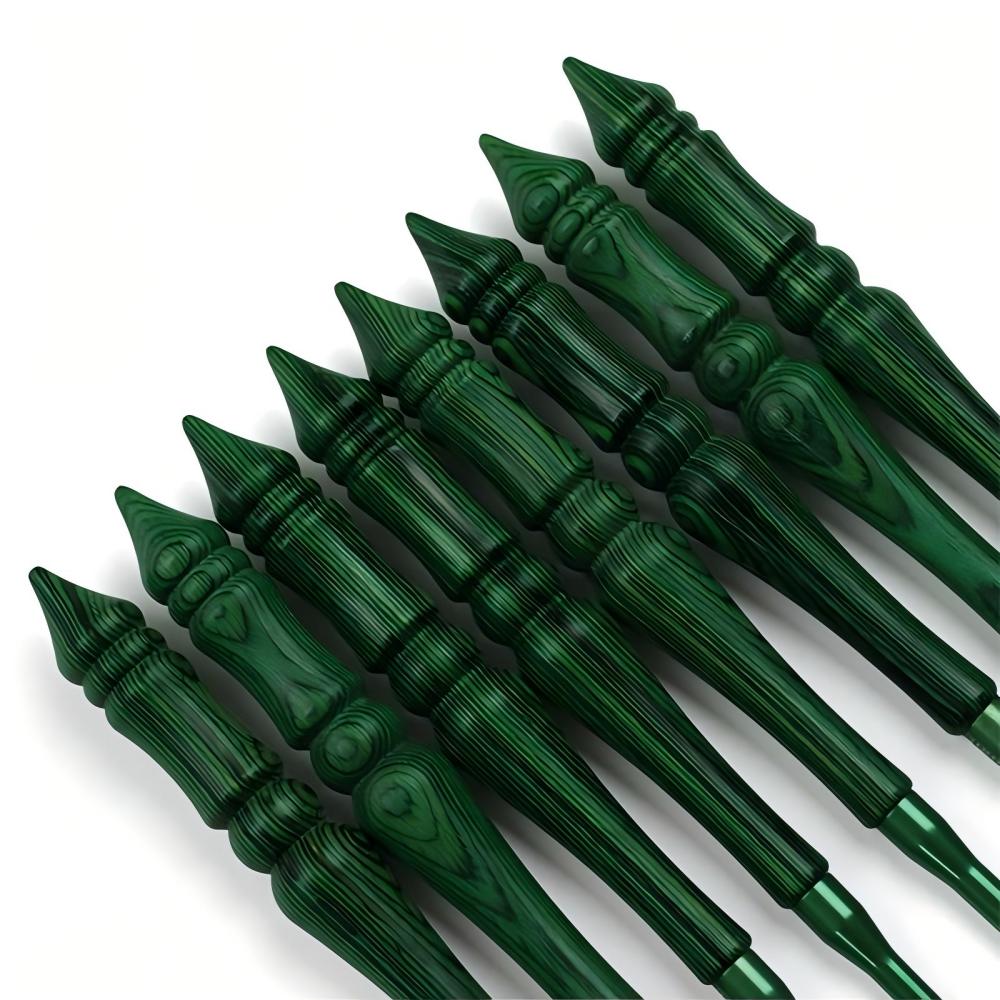 8 Parçalı Yeşil Sentetik Ahşap - Wooden Crochet Hooks Ergonomic Handle incelemesi ve fiyatı