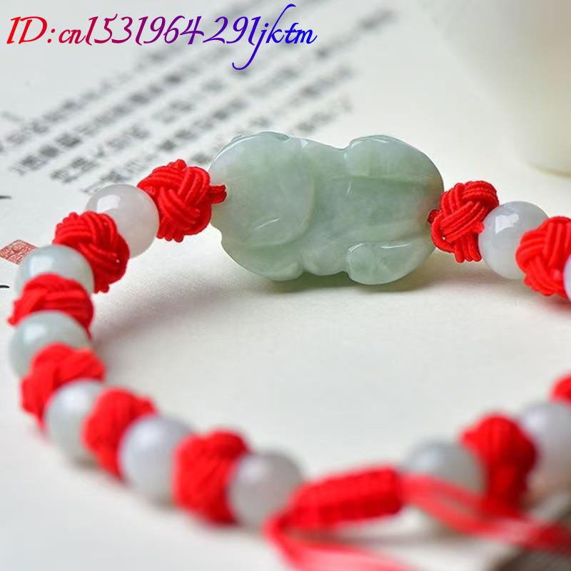 Doğal Birmanya Jadeite Pixiu B - Beading incelemesi ve fiyatı