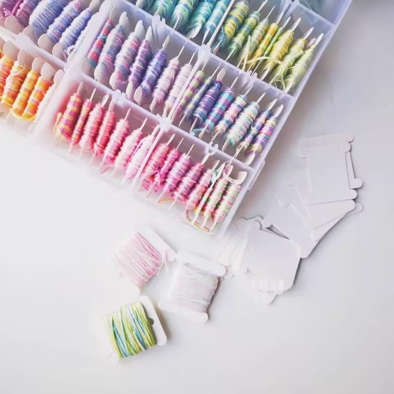 1 takım Nakış İpliği Bobinleri - Cotton Embroidery Thread Skeins incelemesi ve fiyatı
