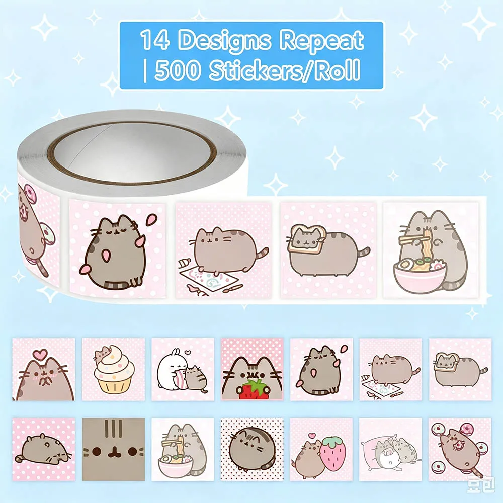 Hou 500 adet Pusheen Karikatür - Scrapbooking incelemesi ve fiyatı