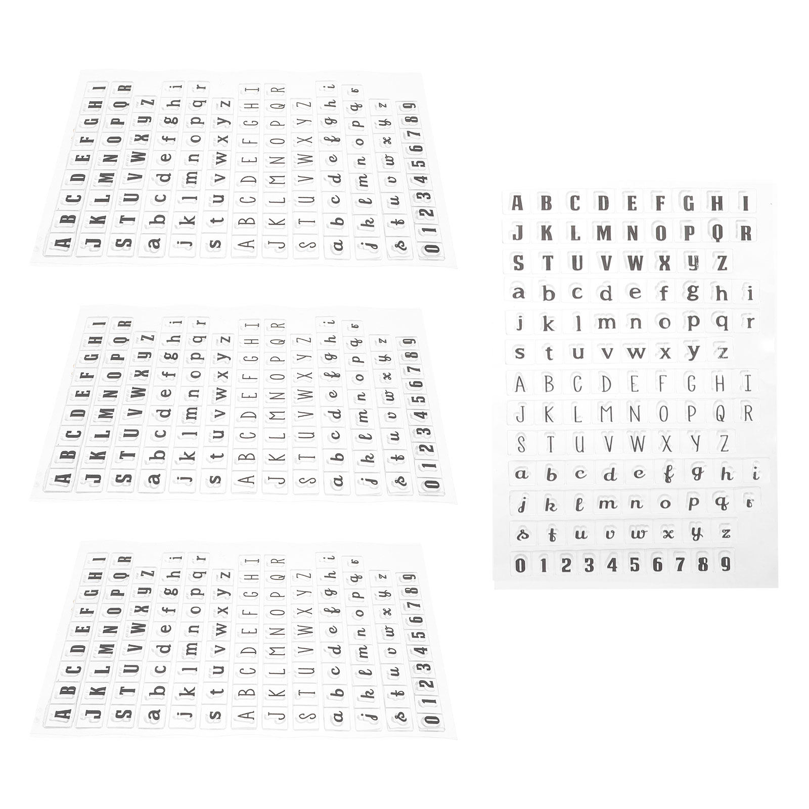 4 Adet Şeffaf Silikon Alfabe Ş - Clear Silicone Stamps For Card Making incelemesi ve fiyatı