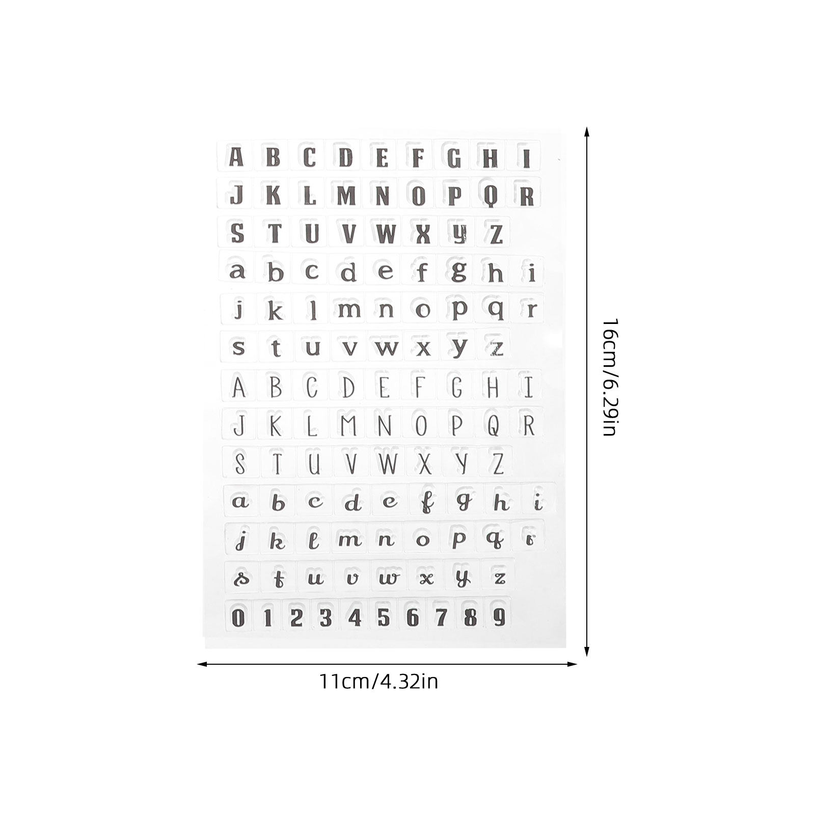 4 Adet Şeffaf Silikon Alfabe Ş - Clear Silicone Stamps For Card Making incelemesi ve fiyatı
