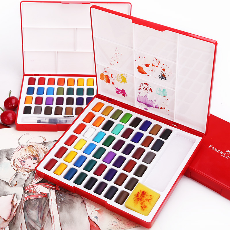 24/36/48 Renk Katı Suluboya Bo - Watercolor Paint Set Solid Pigment incelemesi ve fiyatı