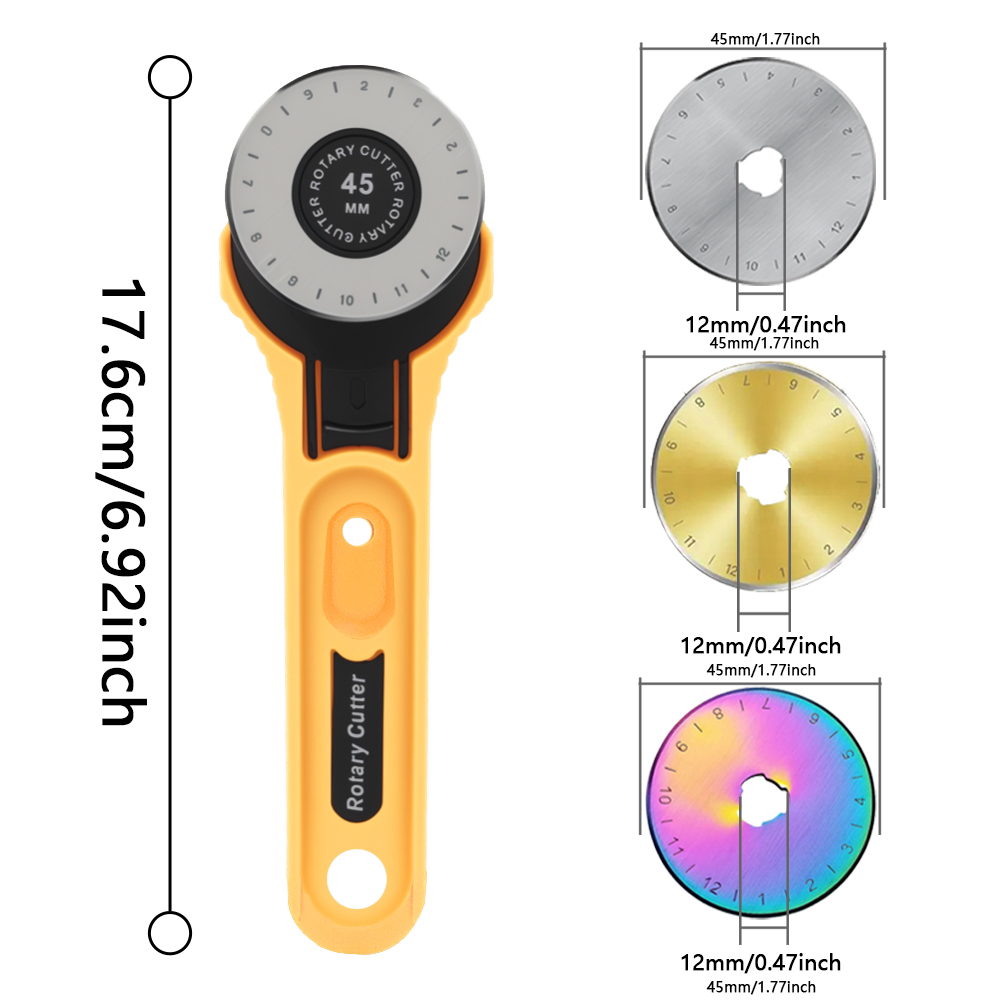 45mm Döner Kumaş Kesici Deri E - Rotary Cutter For Fabric 45Mm incelemesi ve fiyatı