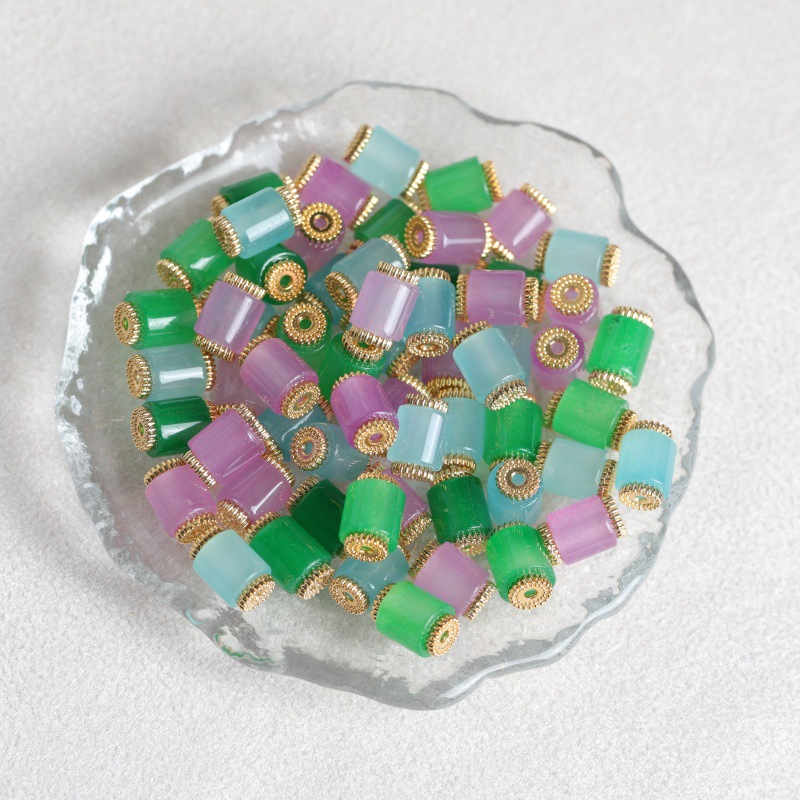 10 adet Doğal Üç renkli Yeşim  - Beading incelemesi ve fiyatı