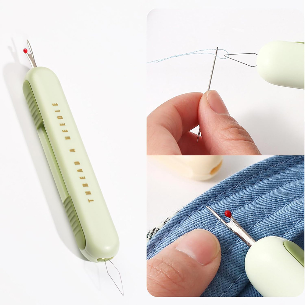 2 in 1 iğne Threader dikiş Rip - Cotton Embroidery Thread Skeins incelemesi ve fiyatı