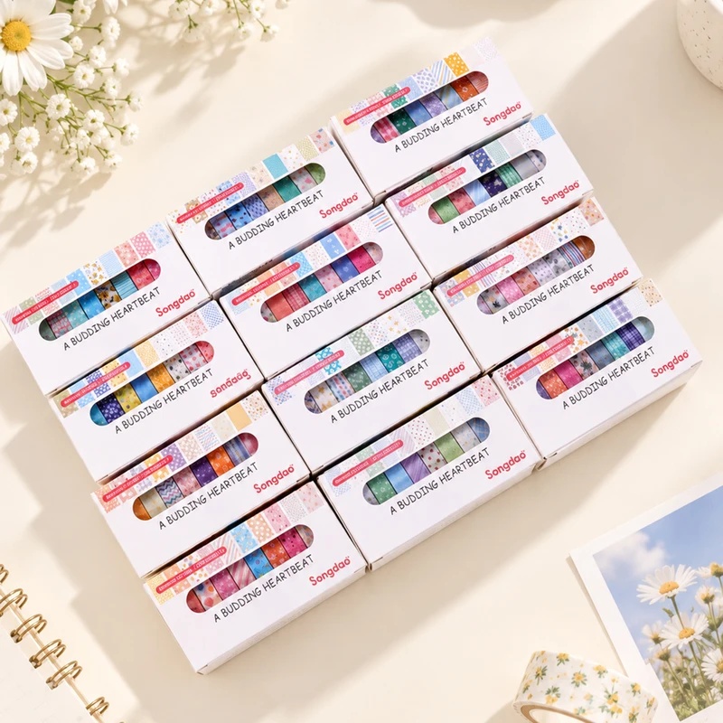10 Rulo Çiçek Desenli Pastel R - Scrapbooking incelemesi ve fiyatı