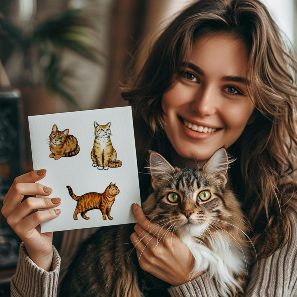 Kedi Temizle Pullar Gerçekçi K - Clear Silicone Stamps For Card Making incelemesi ve fiyatı