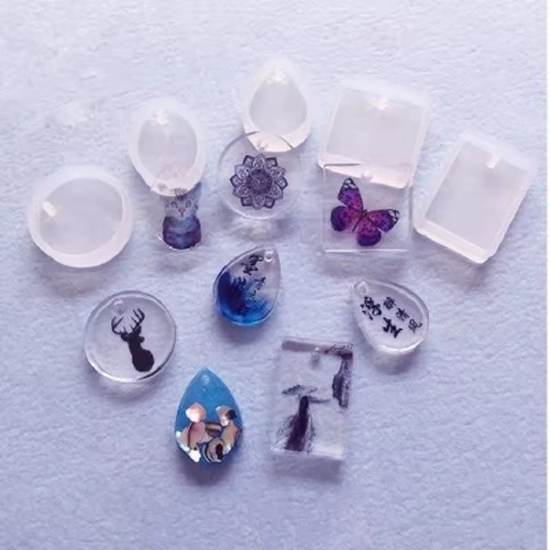 20 Adet/Set Kendin Yap Anahtar - Silicone Epoxy Resin Molds Set incelemesi ve fiyatı