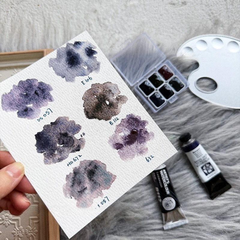 6 Renk 1 ml Beyaz Gece Koleksi - Watercolor Paint Set Solid Pigment incelemesi ve fiyatı